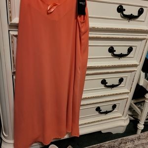 Beautiful coral dress,